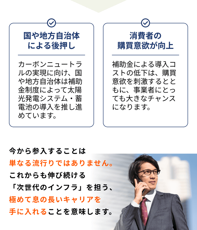 国や地方自治体による後押し／消費者の購買意欲が向上